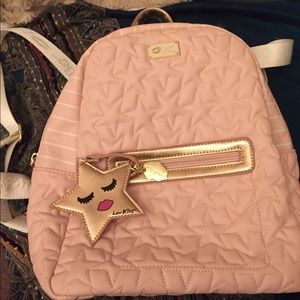 Baby Pink Betsey Johnson backpack